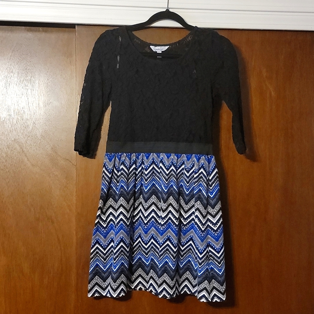 Lace and boho dress